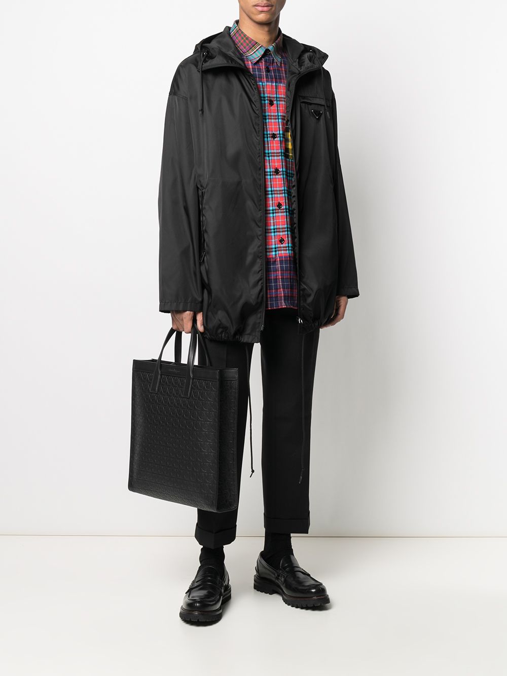 Ferragamo logo-embossed tote bag