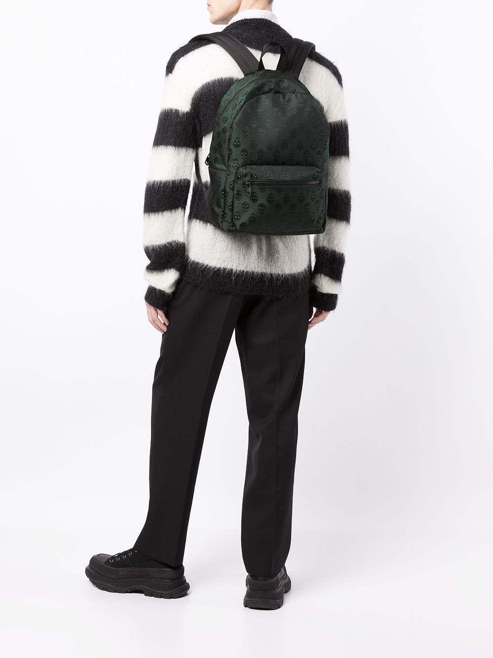 Alexander McQueen skull-print backpack