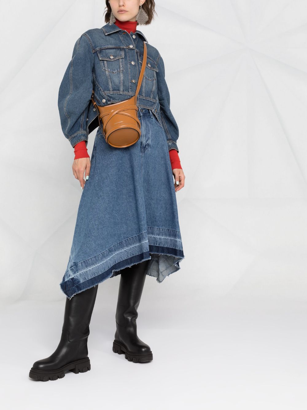 Alexander McQueen The Curve bucket bag