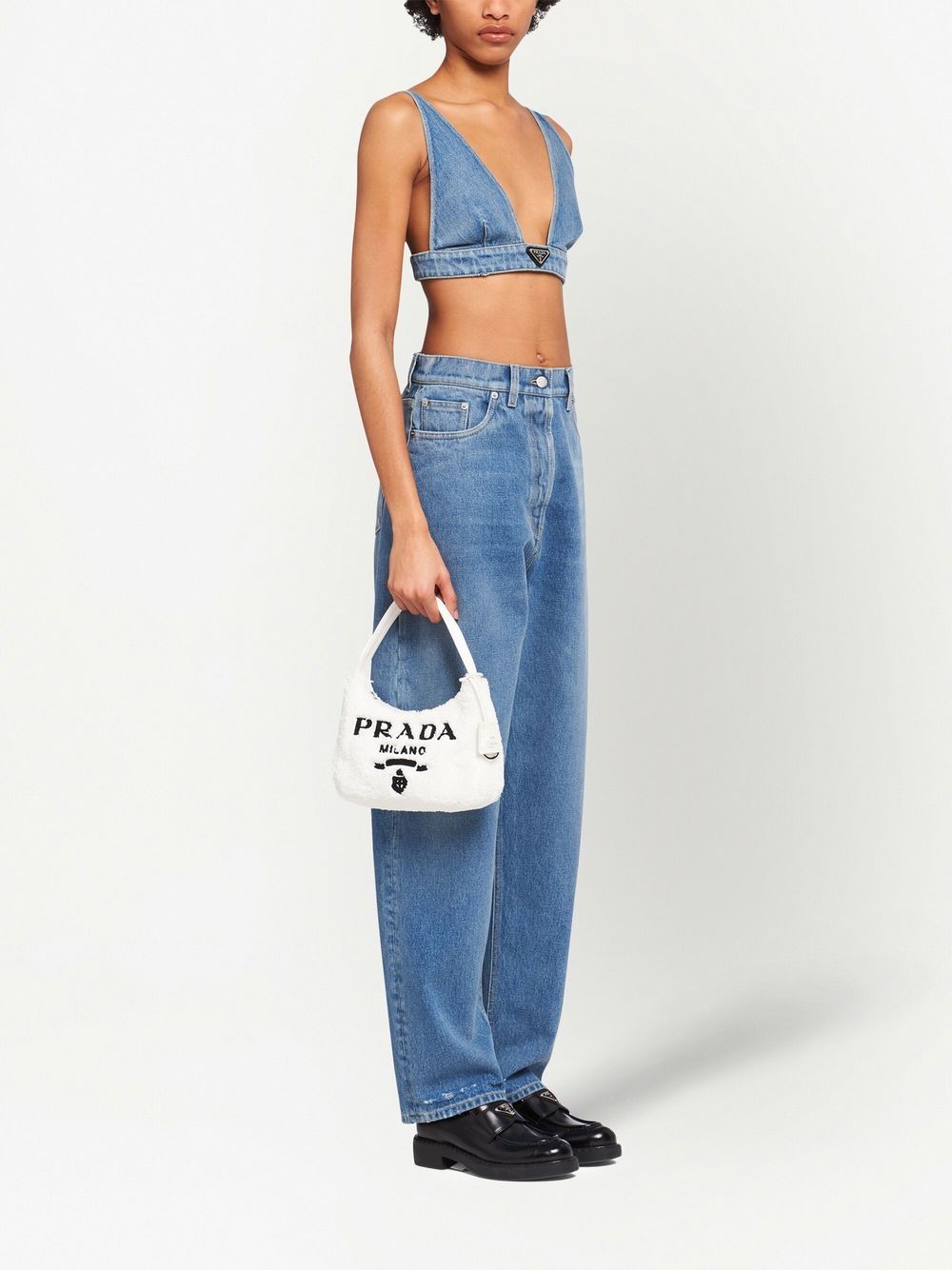 Pra*a re-edition 2000 terry-effect mini bag