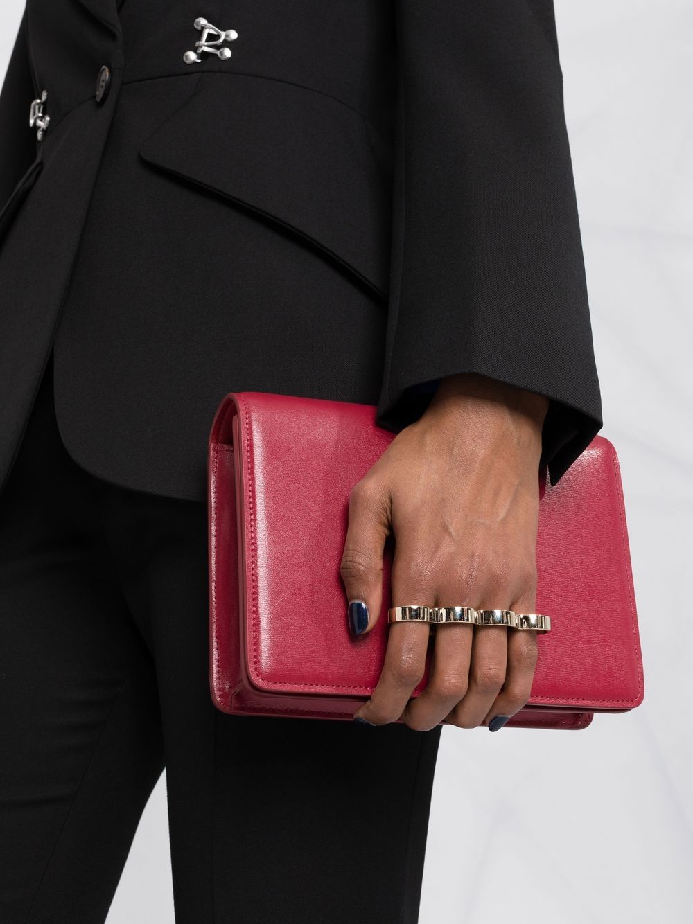 Alexander McQueen Four Ring shoulder bag