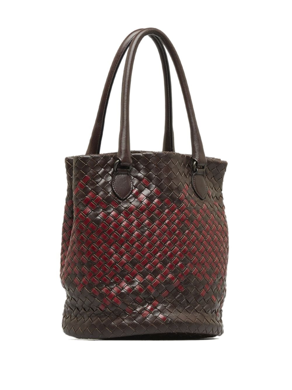 Bo*te*ga ve*ne*ta   2000-2010 intrecciato double-tone bucket bag