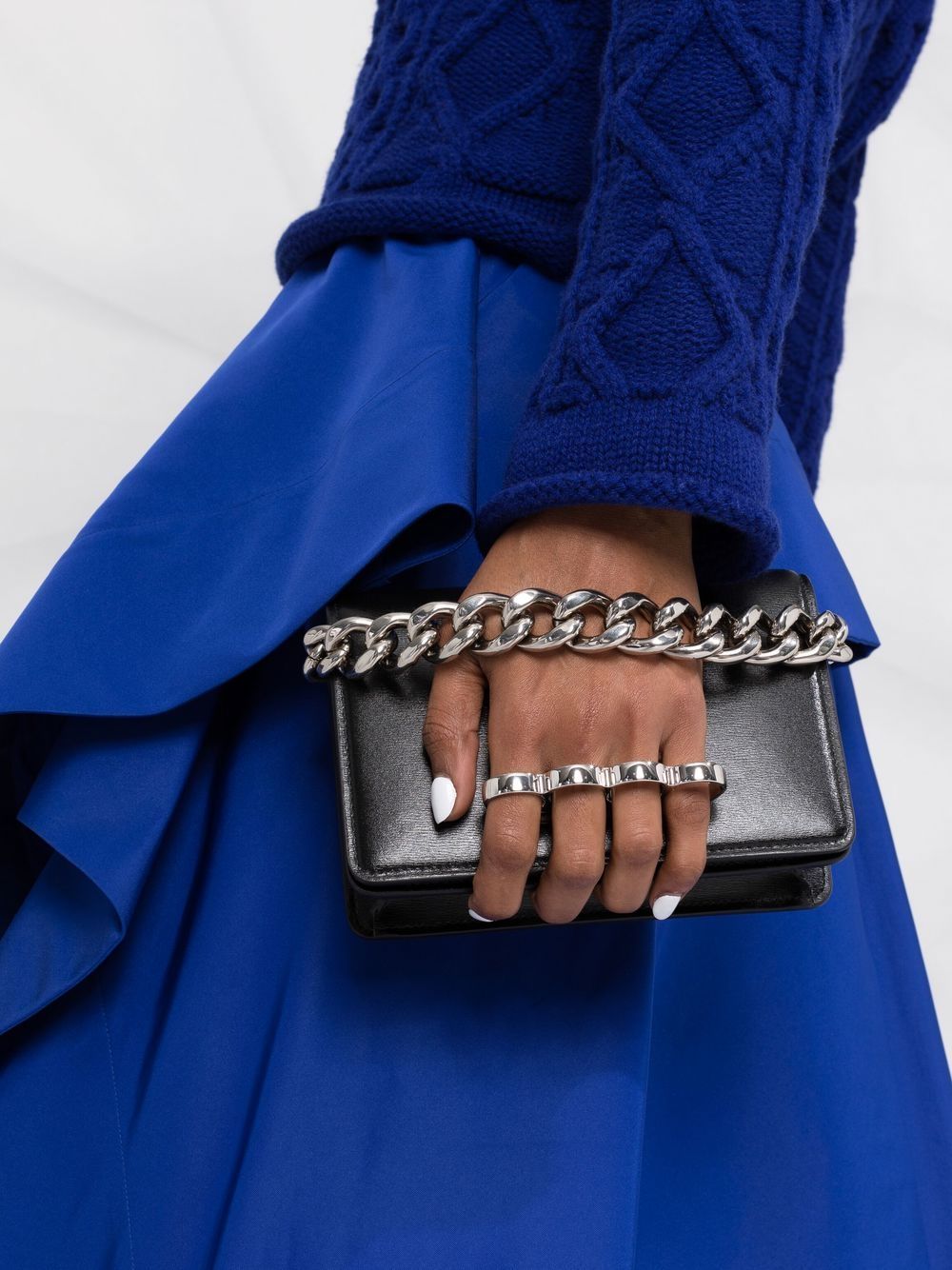 Alexander McQueen Four Ring mini bag