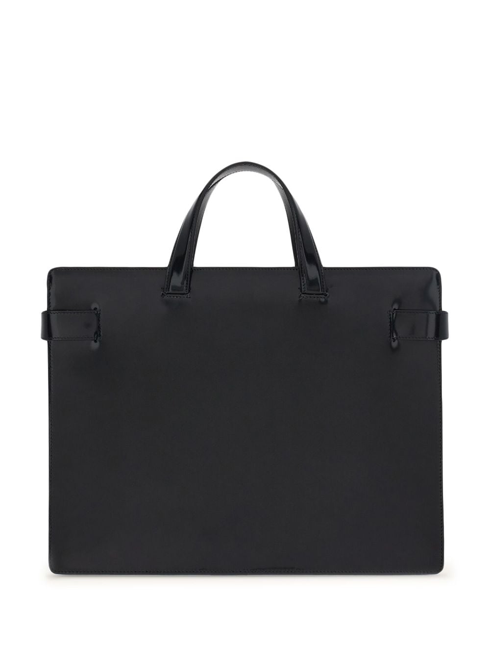 Ferragamo Gancini-buckle leather briefcase
