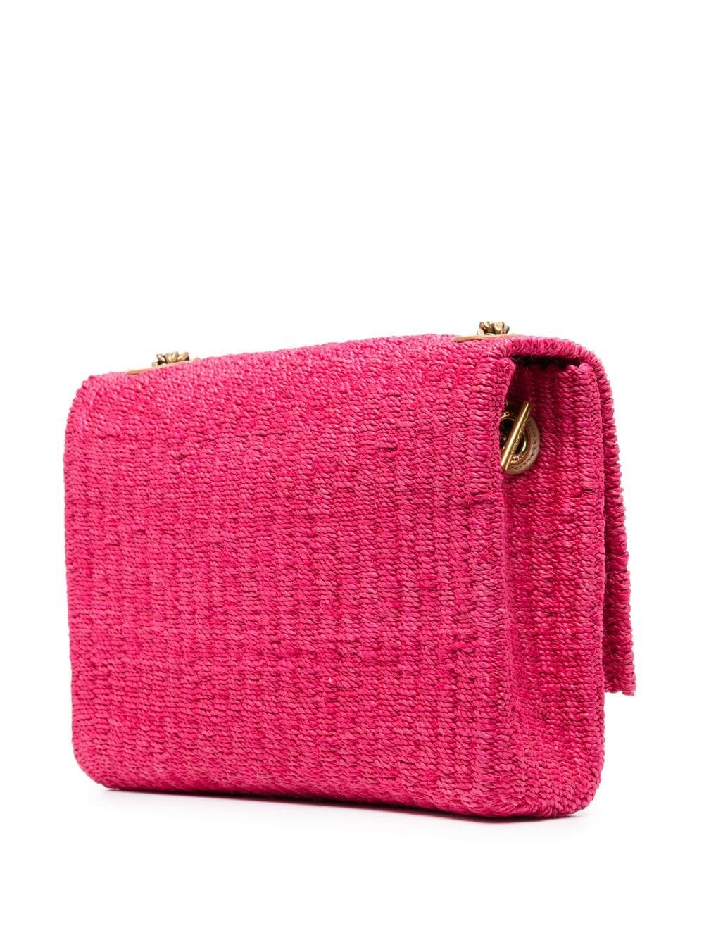 Saint Laurent Kate raffia shoulder bag