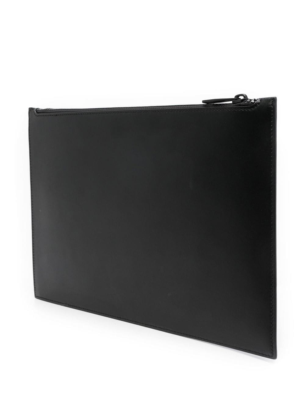 Alexander McQueen Graffiti-print leather clutch bag