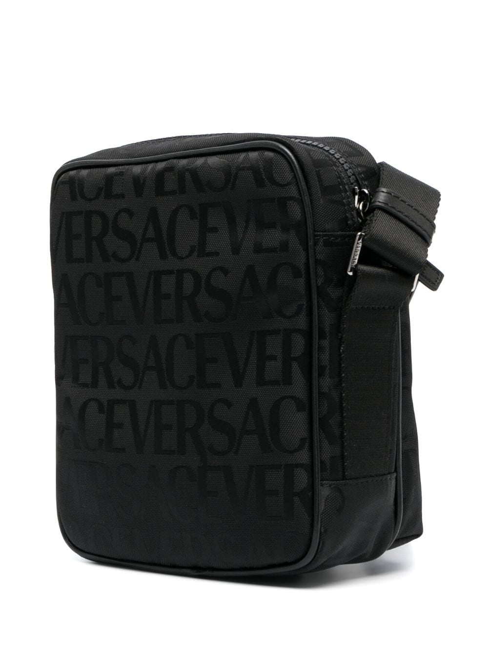 Versace logo-print messenger bag