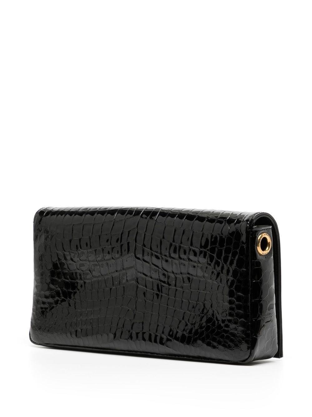 Saint Laurent logo-plaque clutch bag