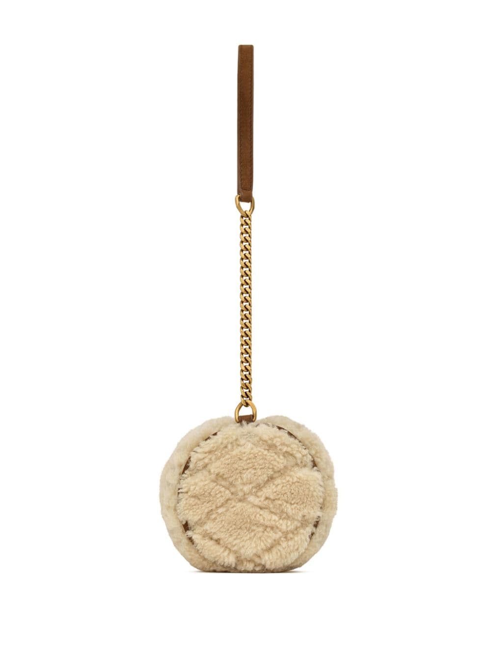 Saint Laurent Sade shearling shoulder bag