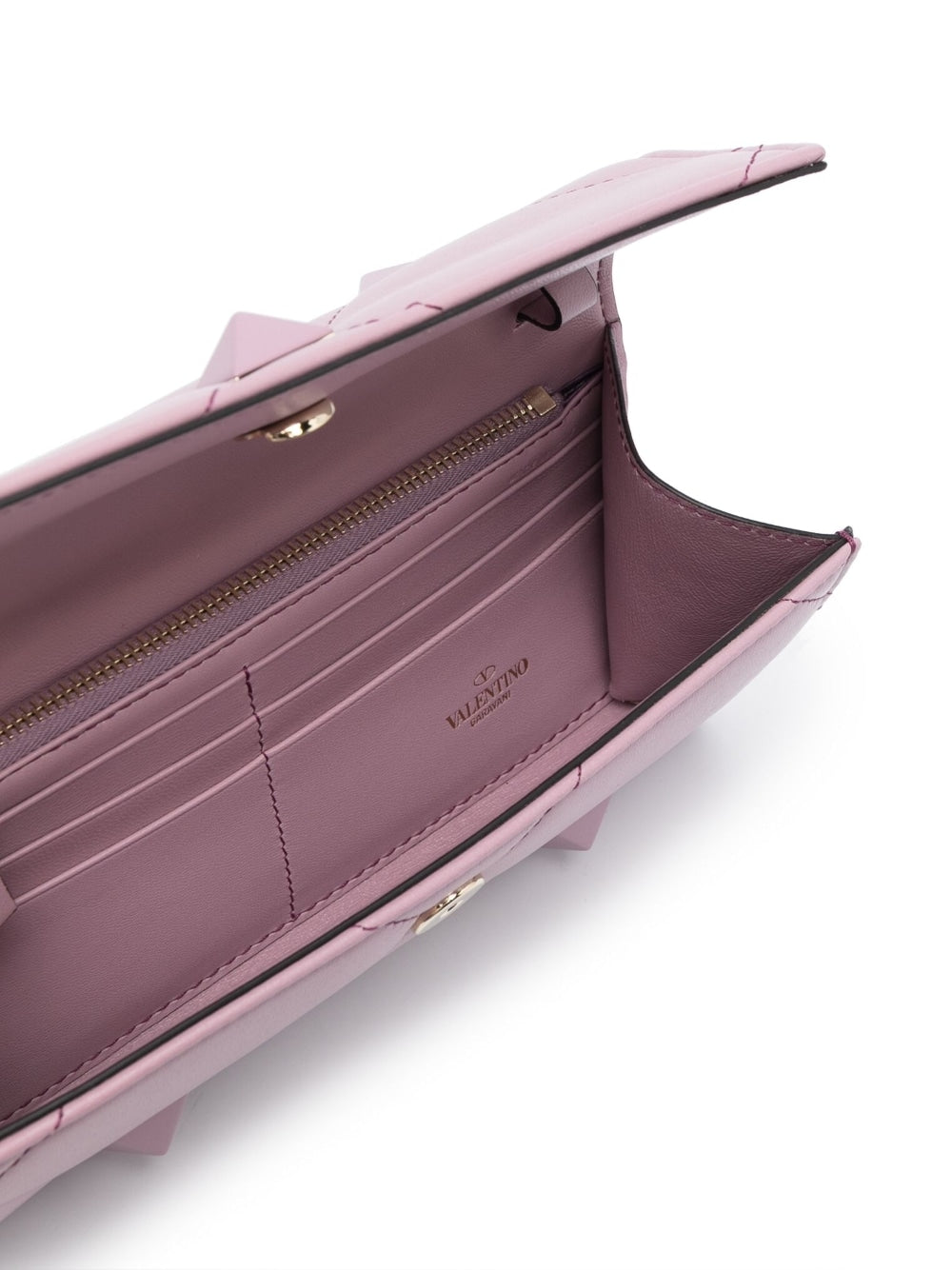 Valentino Garavani Roman Stud leather clutch bag