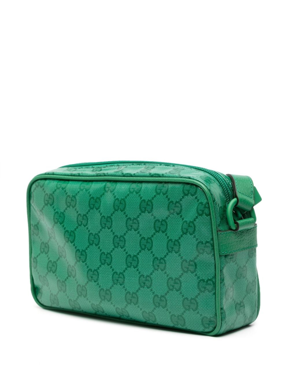 G*u*i interlocking g-logo leather shoulder bag