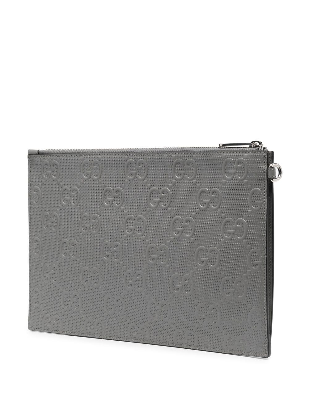 G*u*i gg monogram-embossed clutch