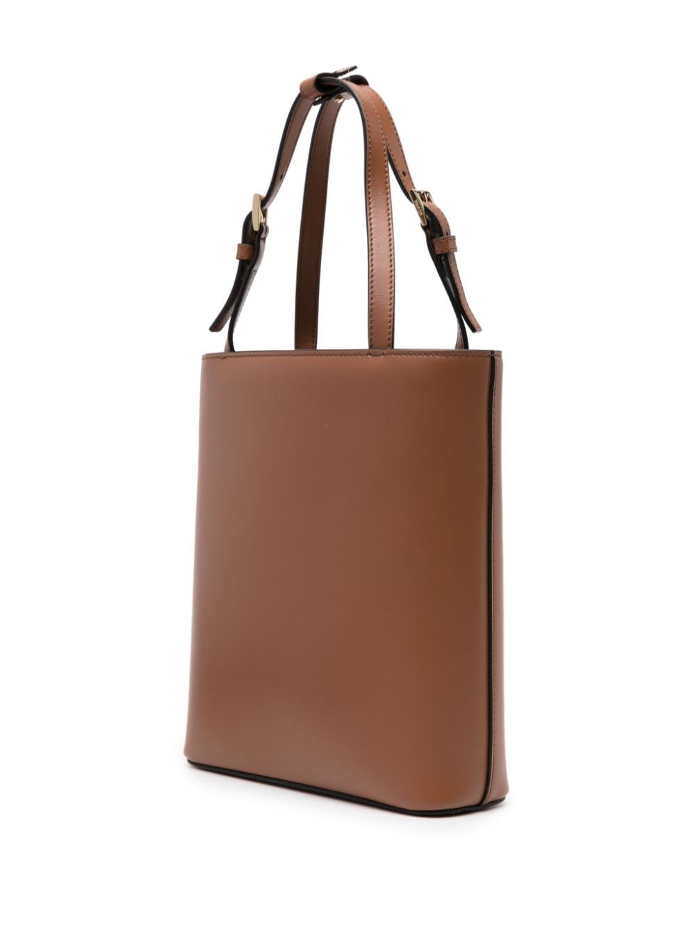 Pra*a triangle logo-appliqué tote bag