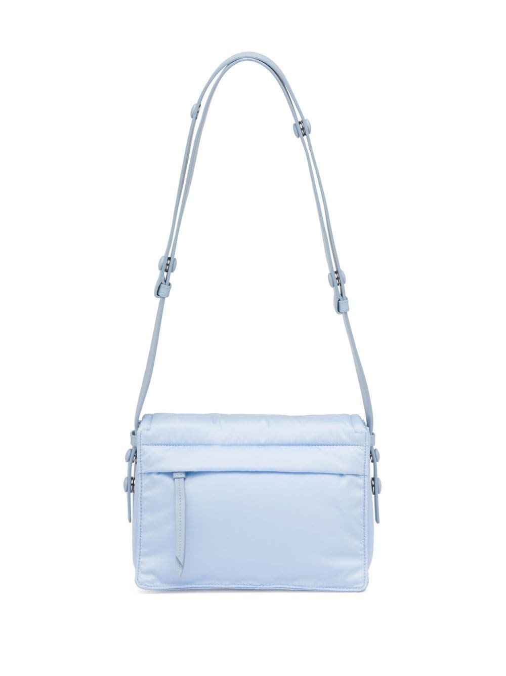 Pra*a small padded re-nylon shoulder bag