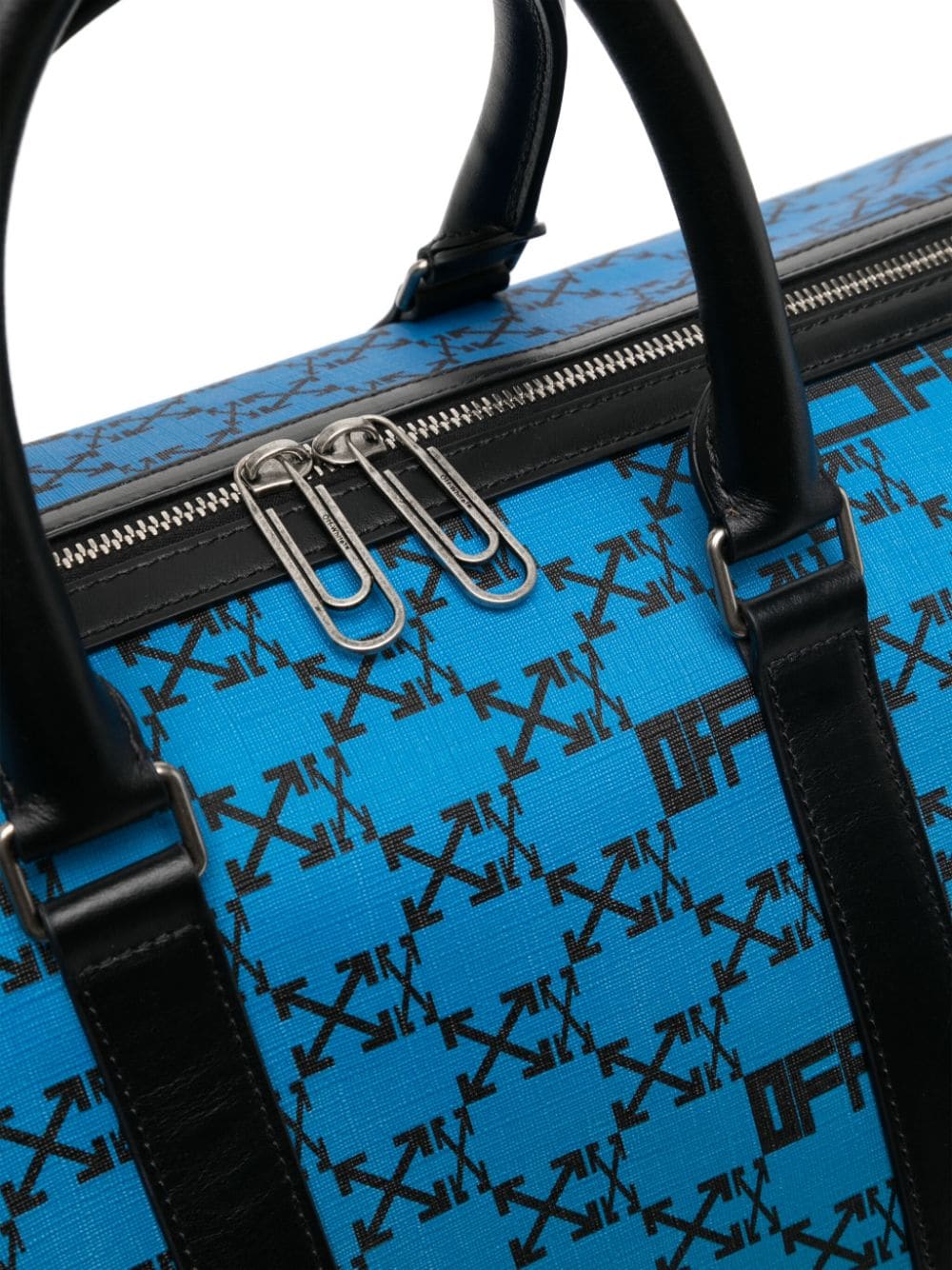 Off-White Arrows-motif leather duffle bag