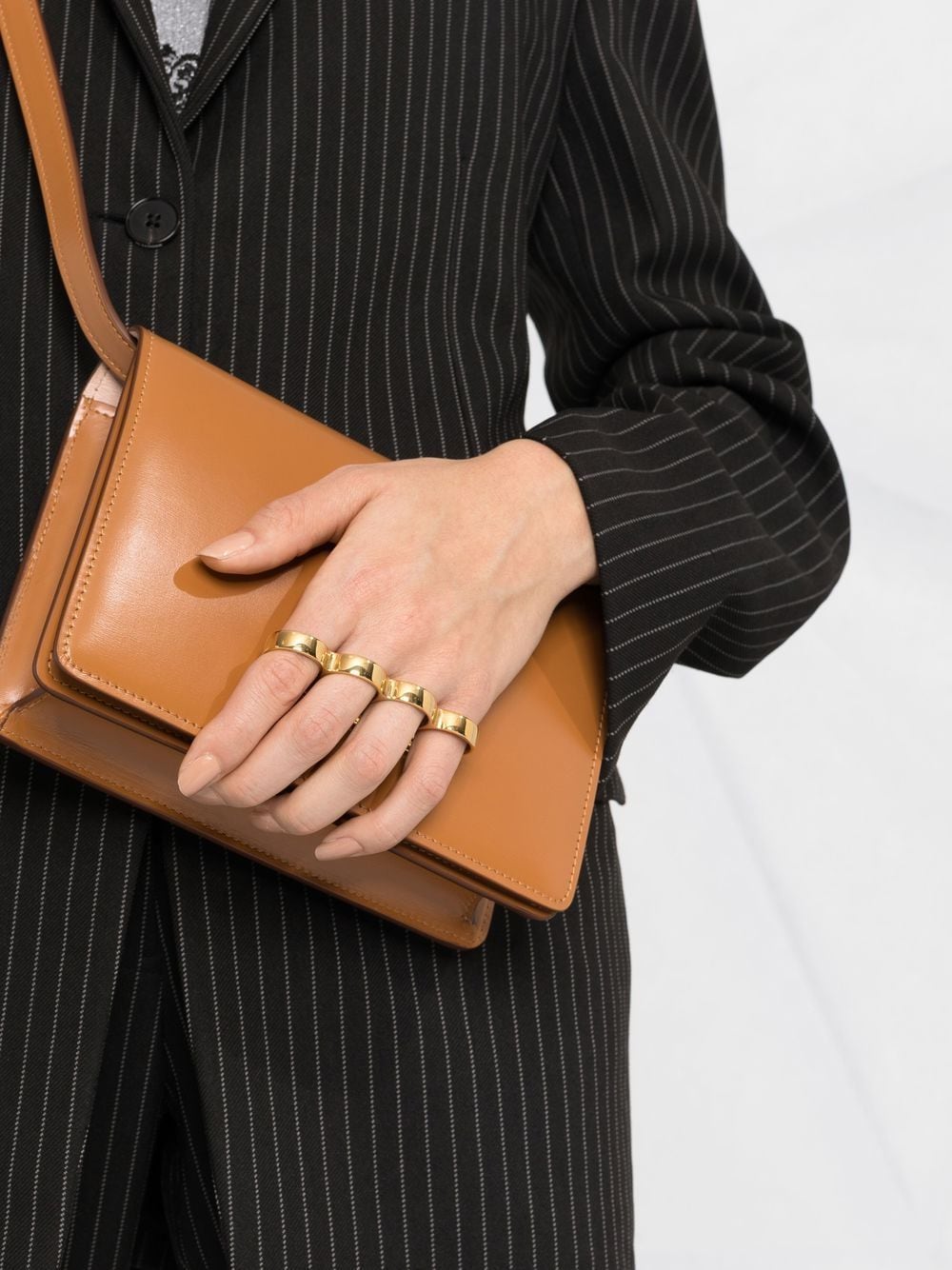 Alexander McQueen Four Ring shoulder bag