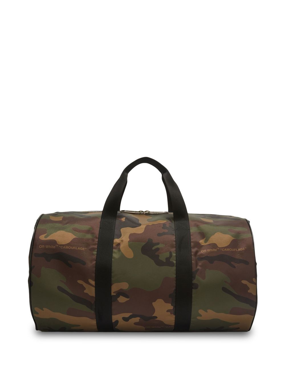 Off-White Arrows camouflage-print duffle bag