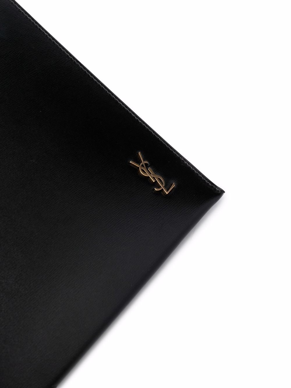 Saint Laurent monogram leather clutch