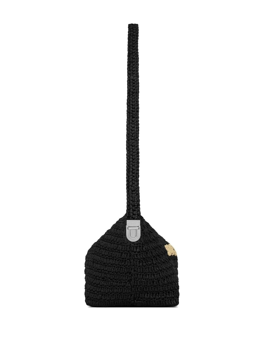 Saint Laurent Le Rafia logo-embroidered shoulder bag
