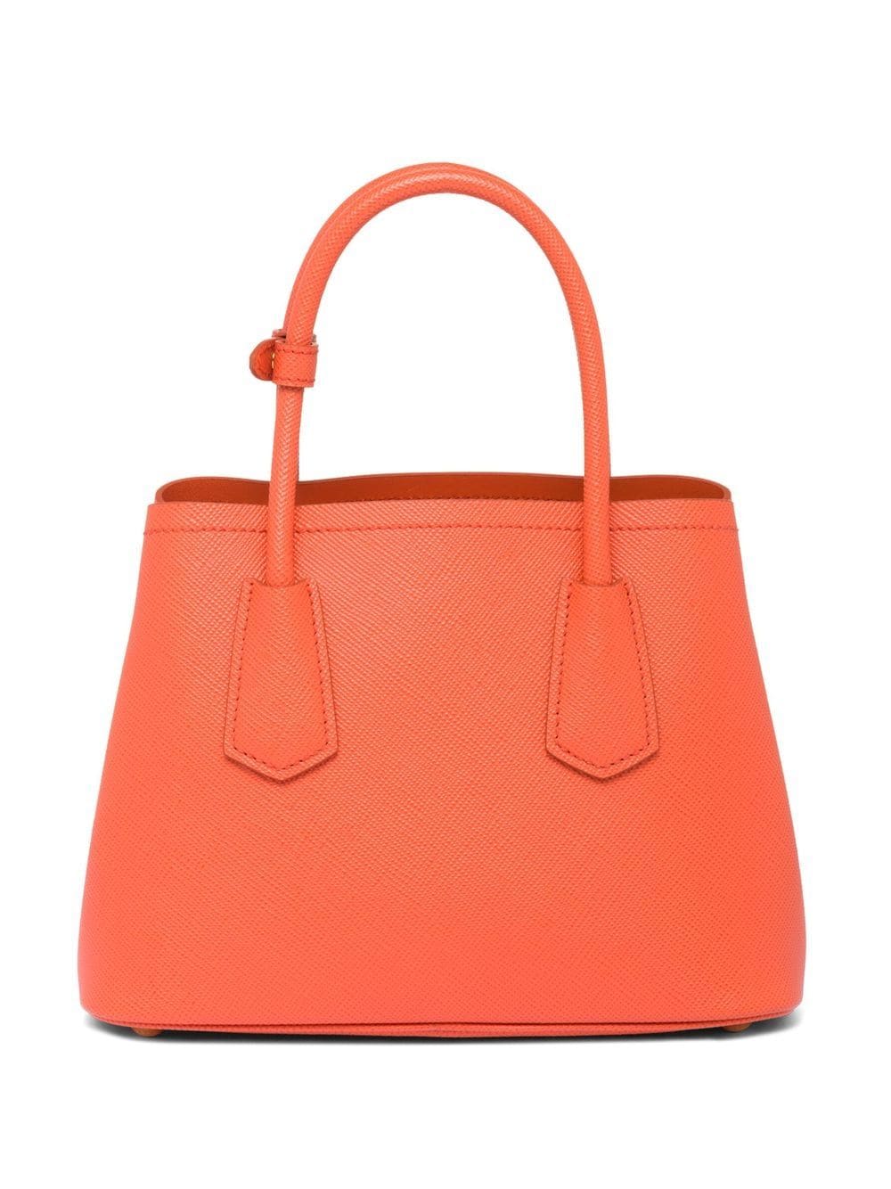 Pra*a double saffiano leather tote bag