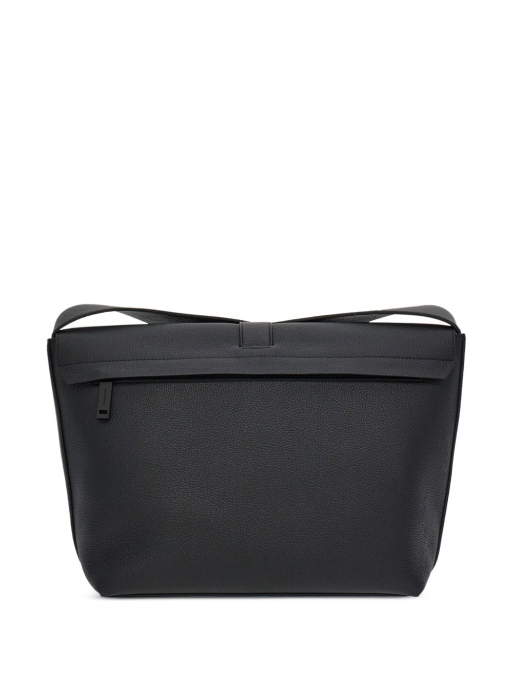 Ferragamo Gancini-buckle leather messenger bag