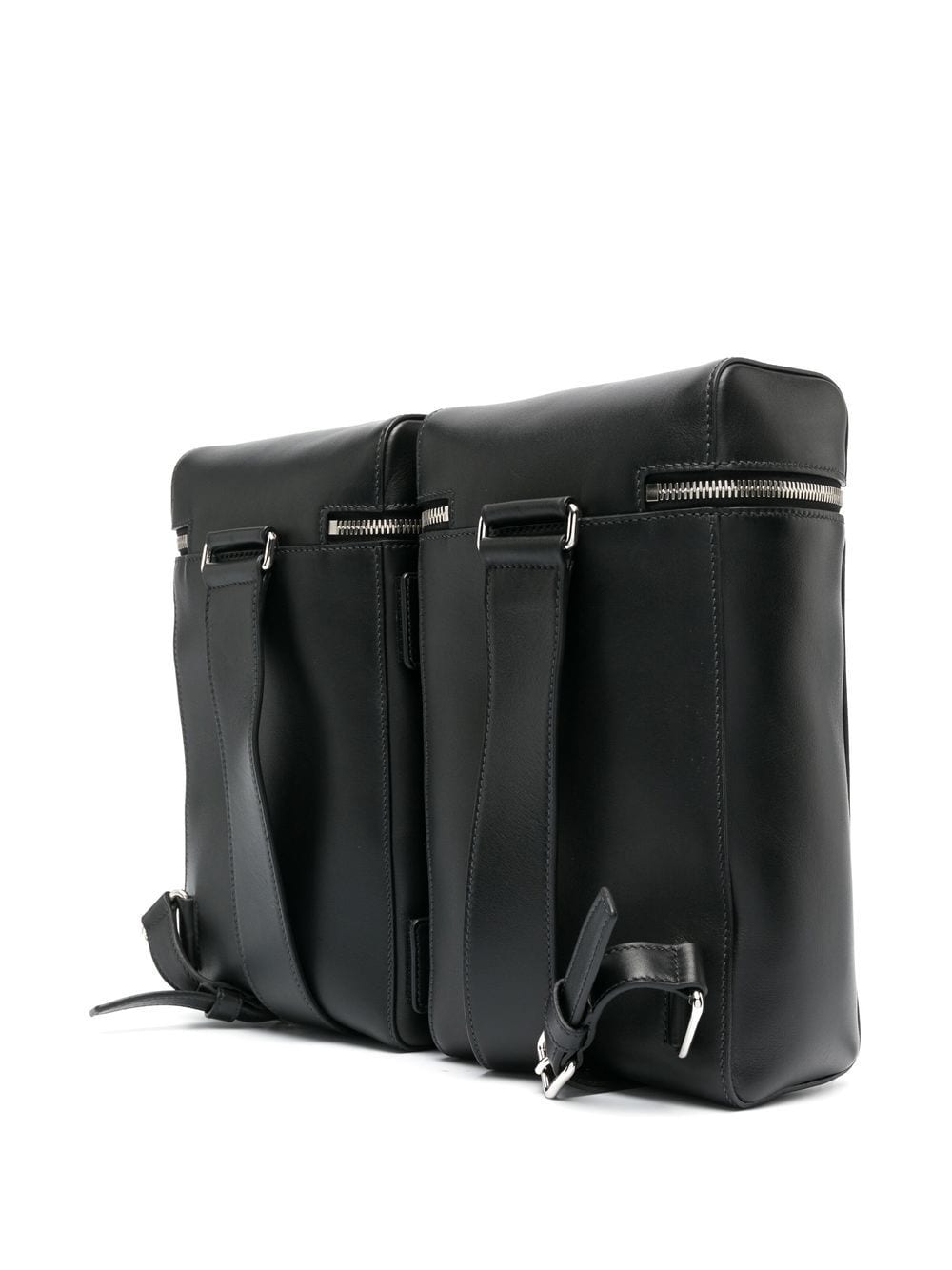 Pra*a double leather backpack
