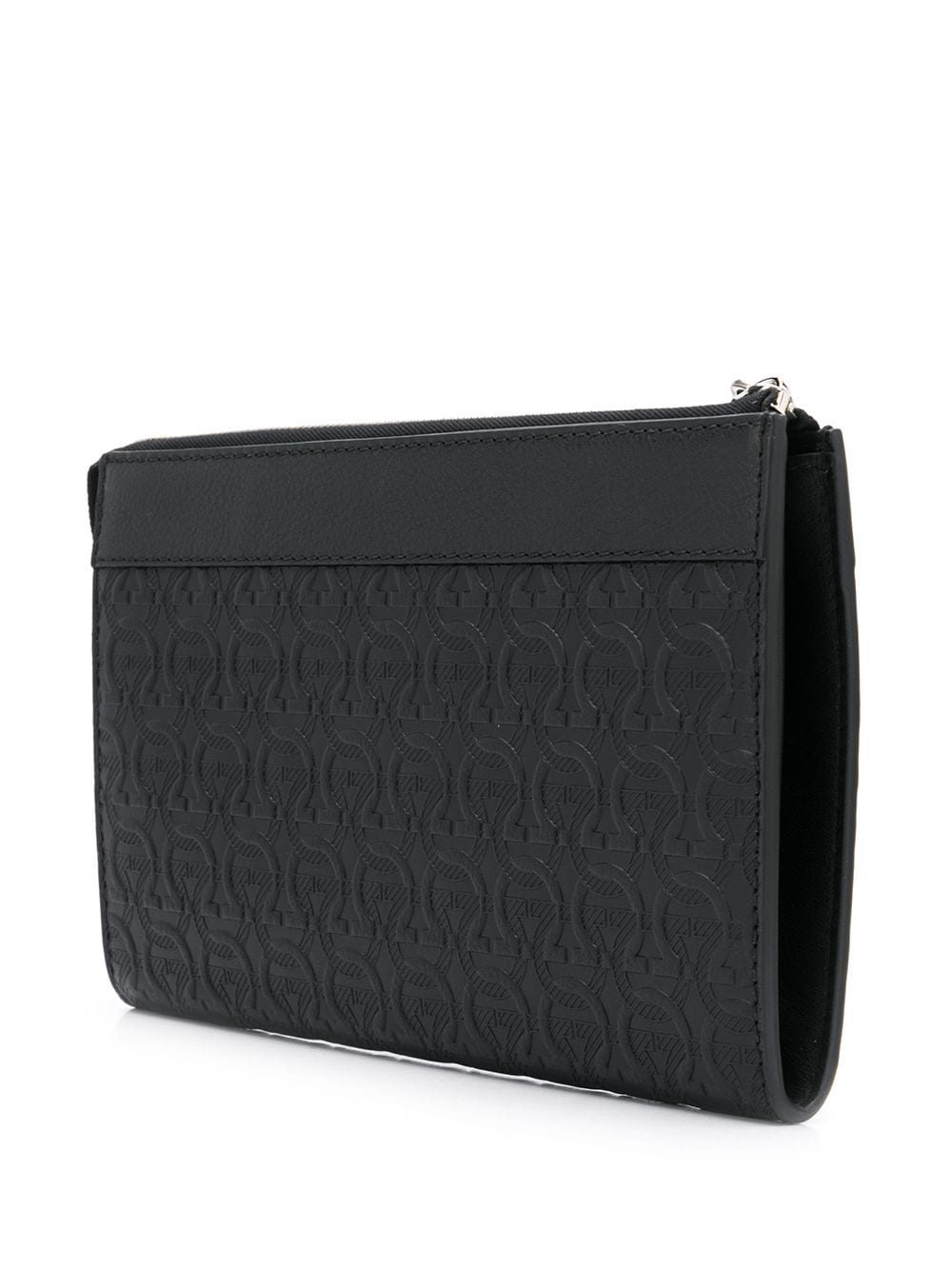 Ferragamo Gancini-embossed pouch