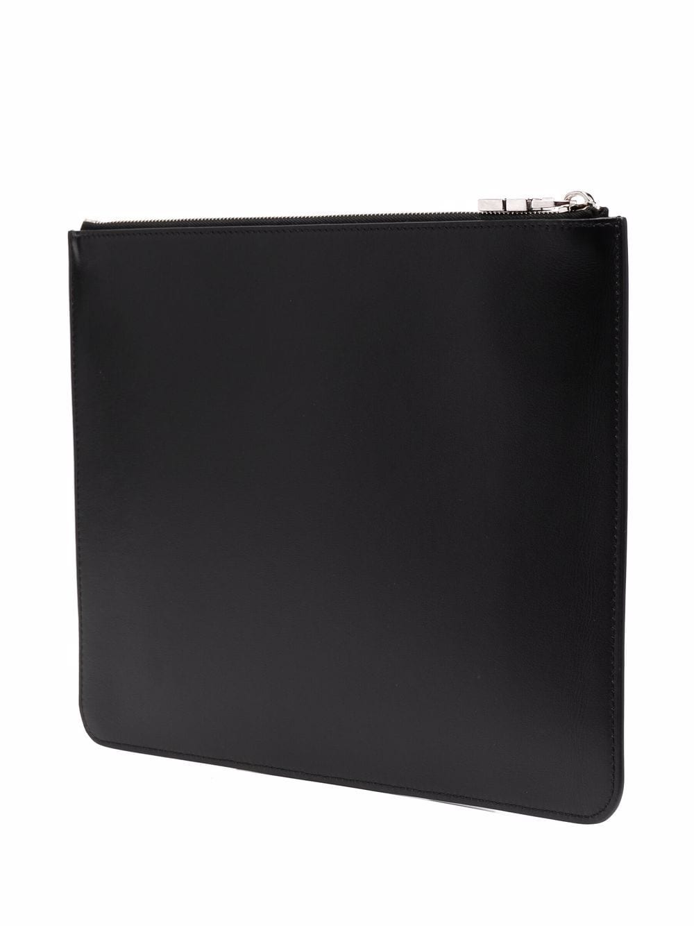 Givenchy embossed-logo leather clutch