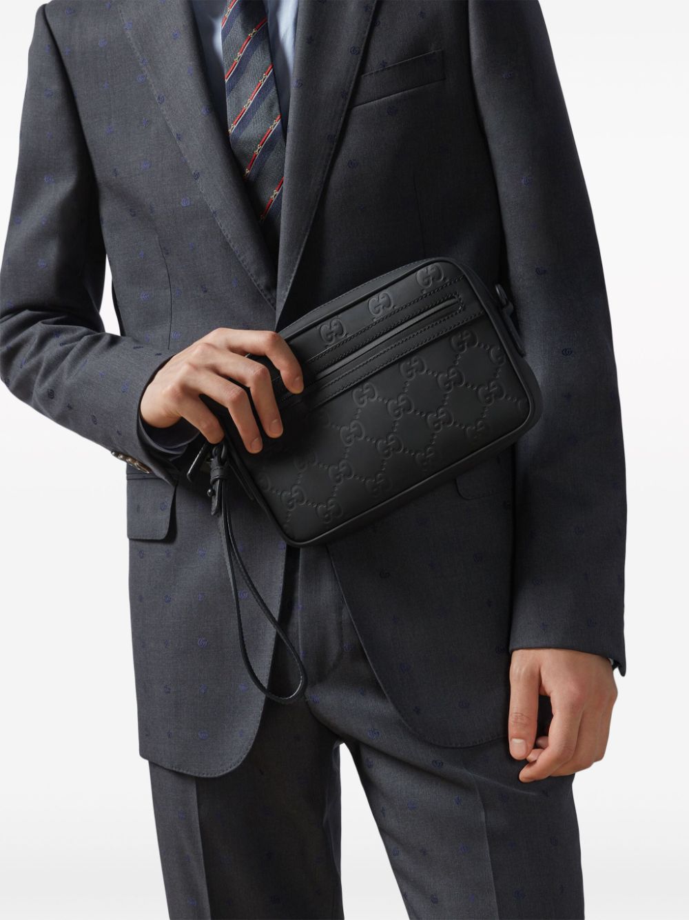 G*u*i gg-logo crossbody bag