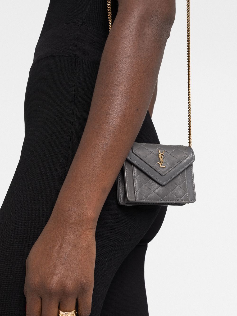 Saint Laurent Gaby micro quilted bag