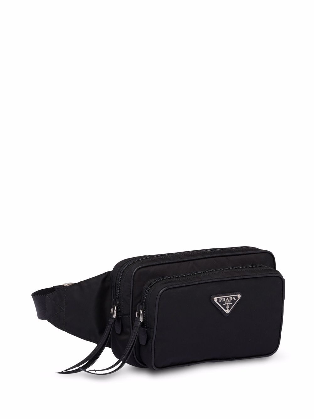 Pra*a logo-plaque belt bag