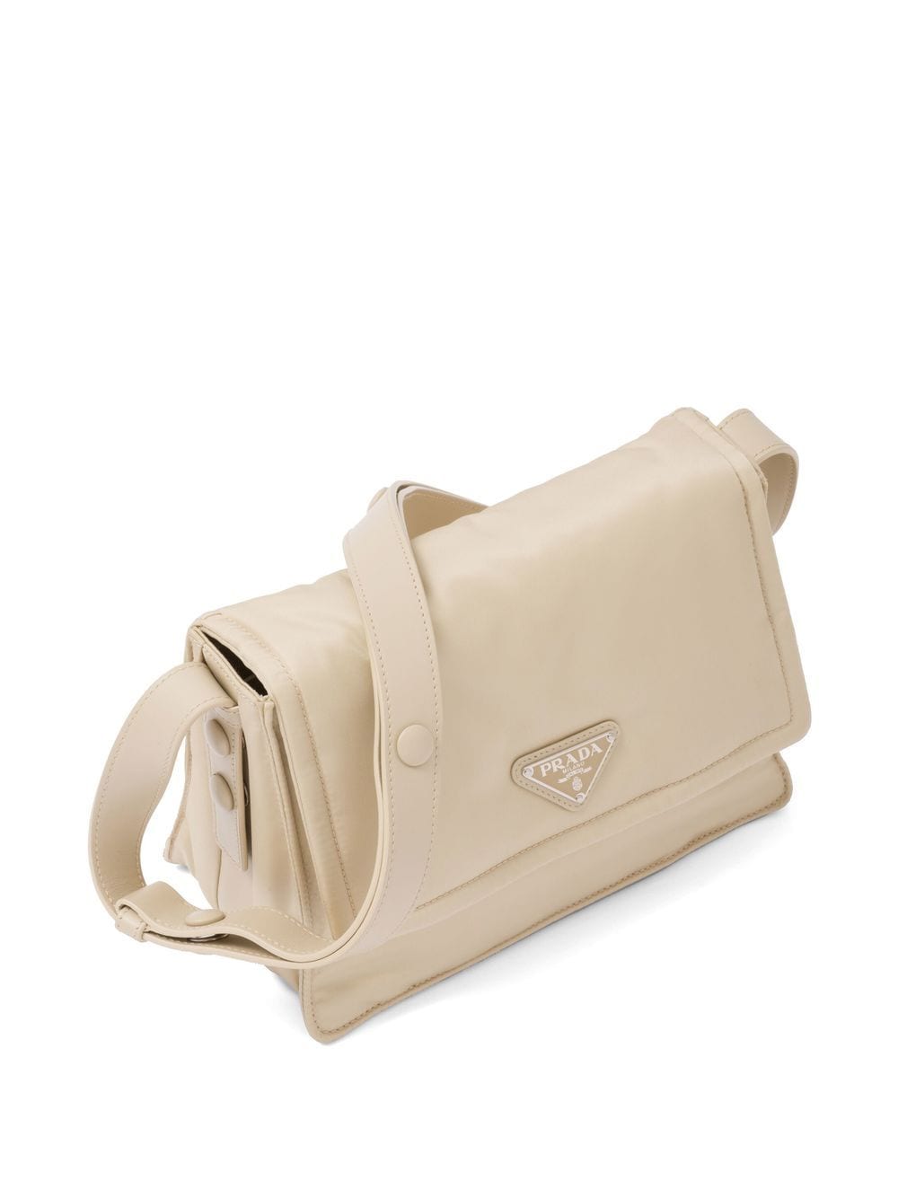 Pra*a small padded re-nylon shoulder bag