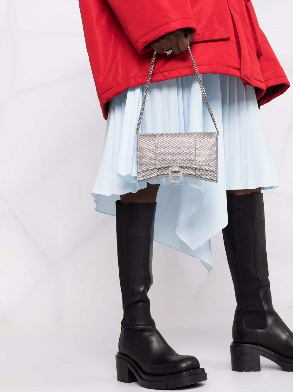 Ba*len*cia*ga crystal hourglass wallet