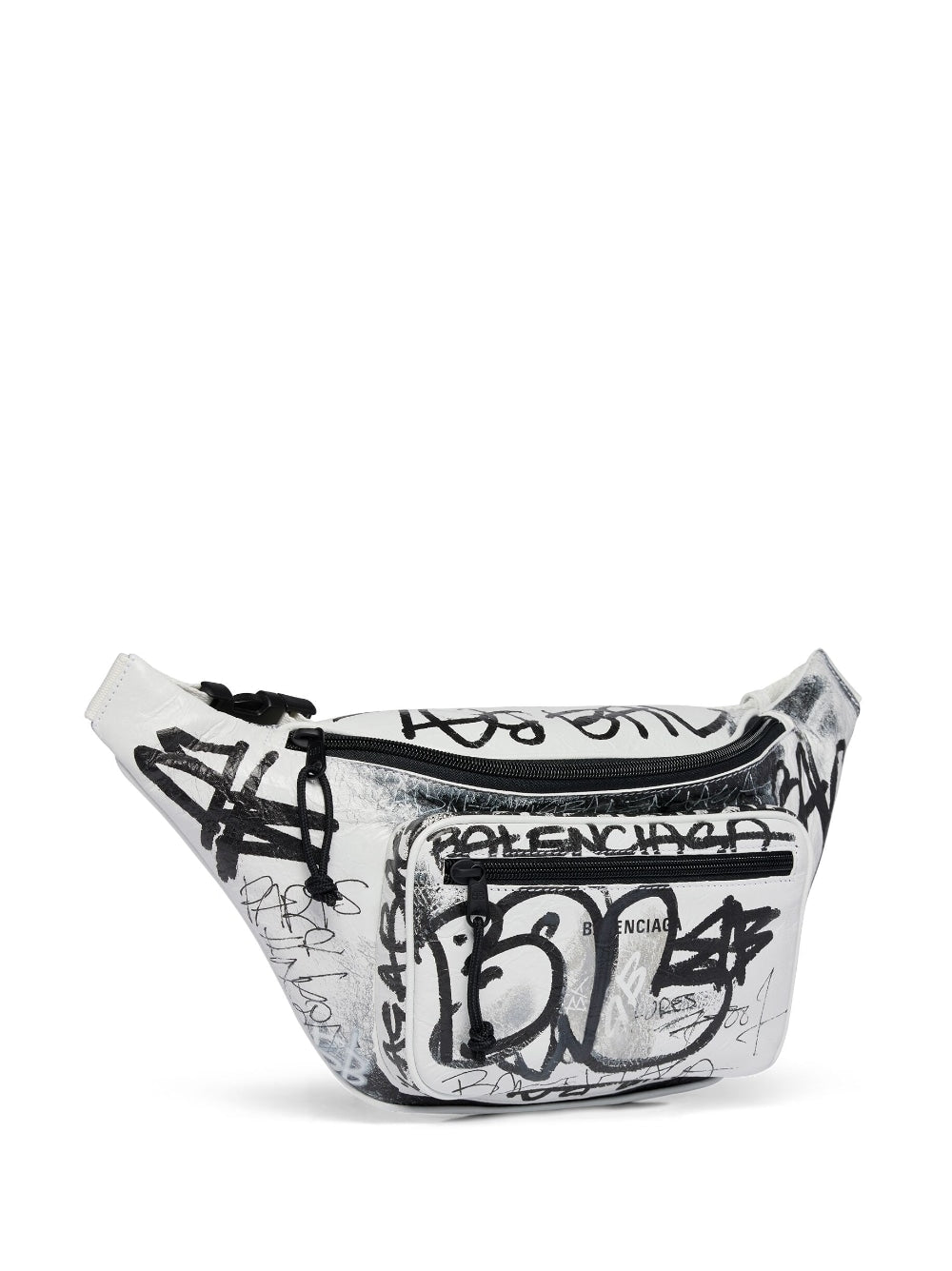 Ba*len*cia*ga graffiti-print belt bag