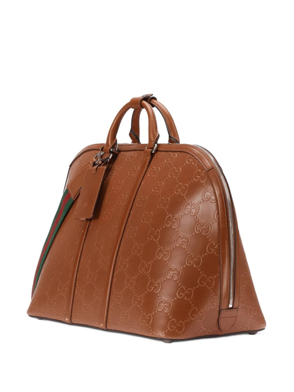 G*u*i gg embossed duffle bag