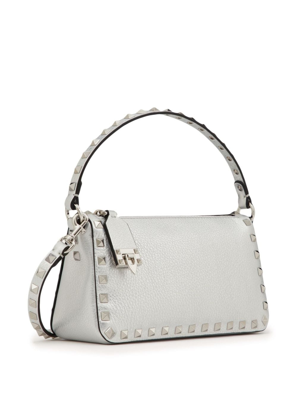 Valentino Garavani small Rockstud metallic crossbody bag
