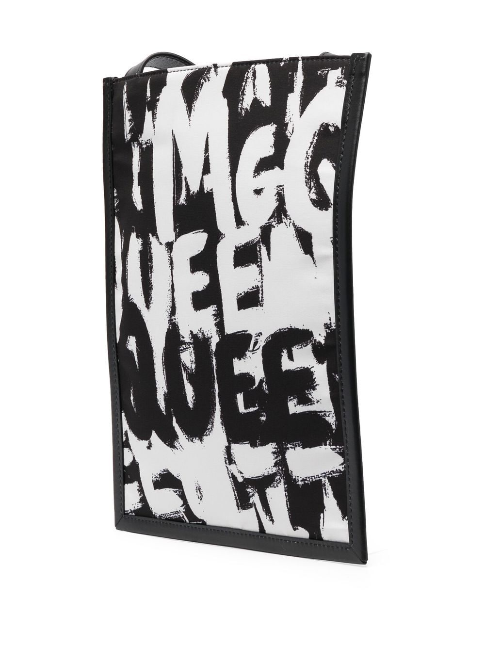 Alexander McQueen graffiti-print shoulder bag