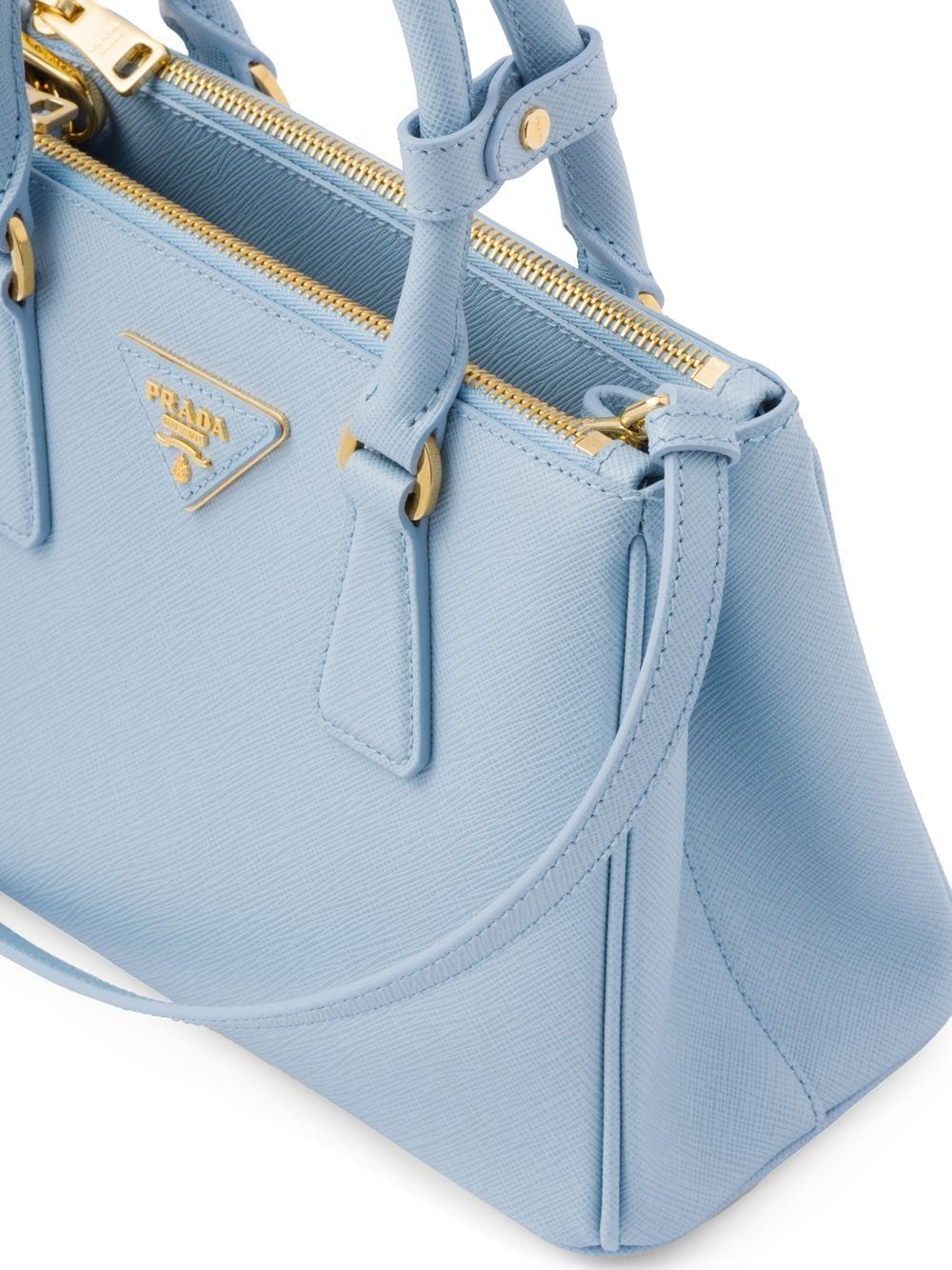 Pra*a small galleria leather tote bag