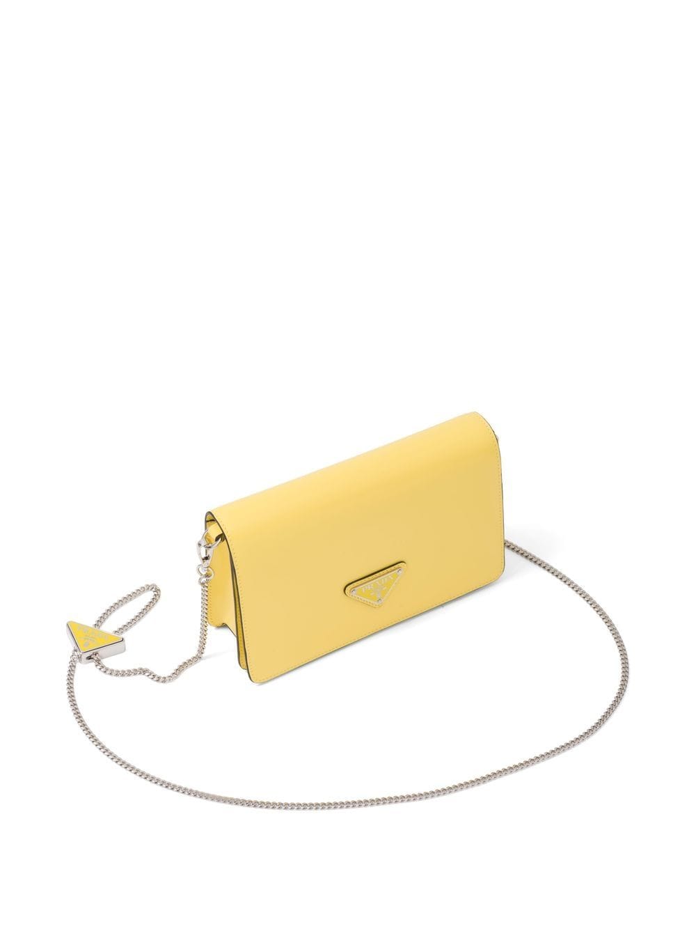 Pra*a triangle-logo small shoulder bag