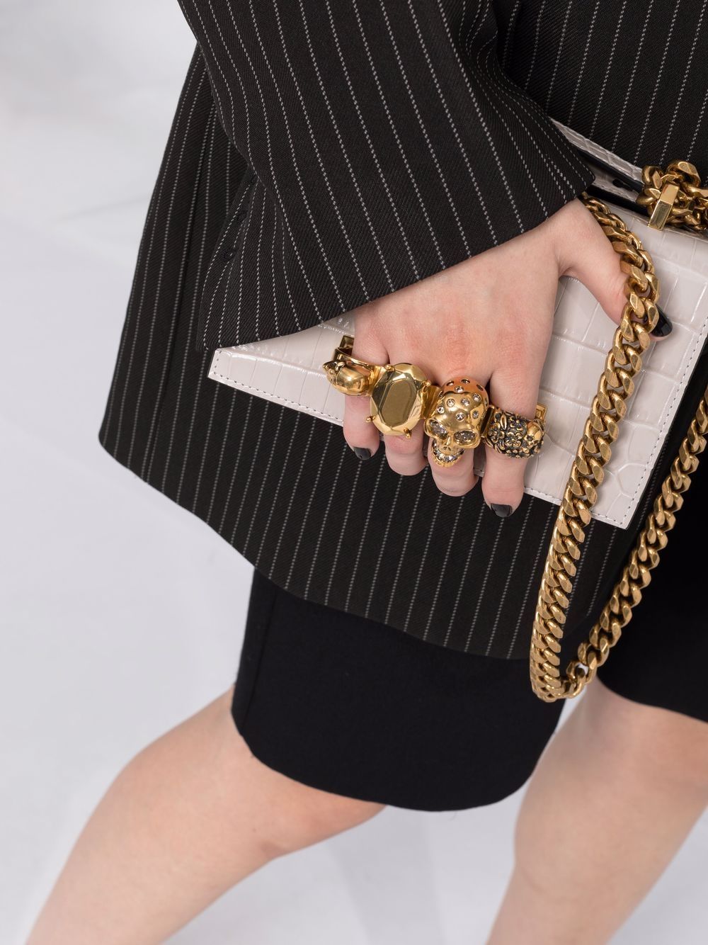 Alexander McQueen knuckleduster crossbody bag