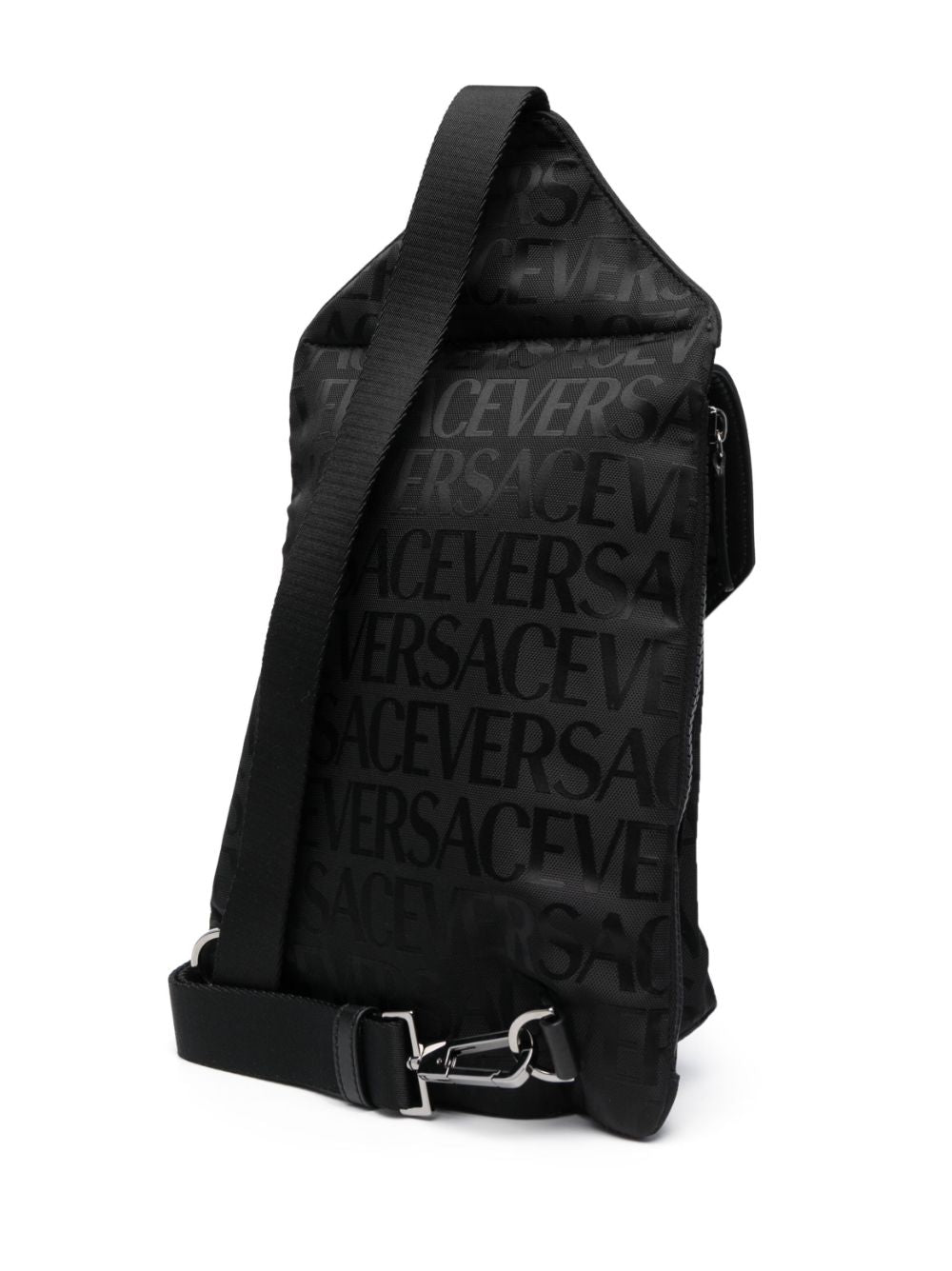 Versace logo-jacquard backpack
