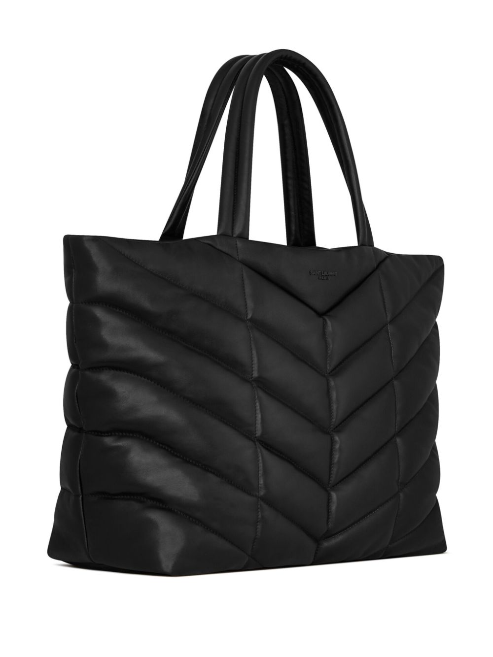 Saint Laurent Puffer leather tote bag