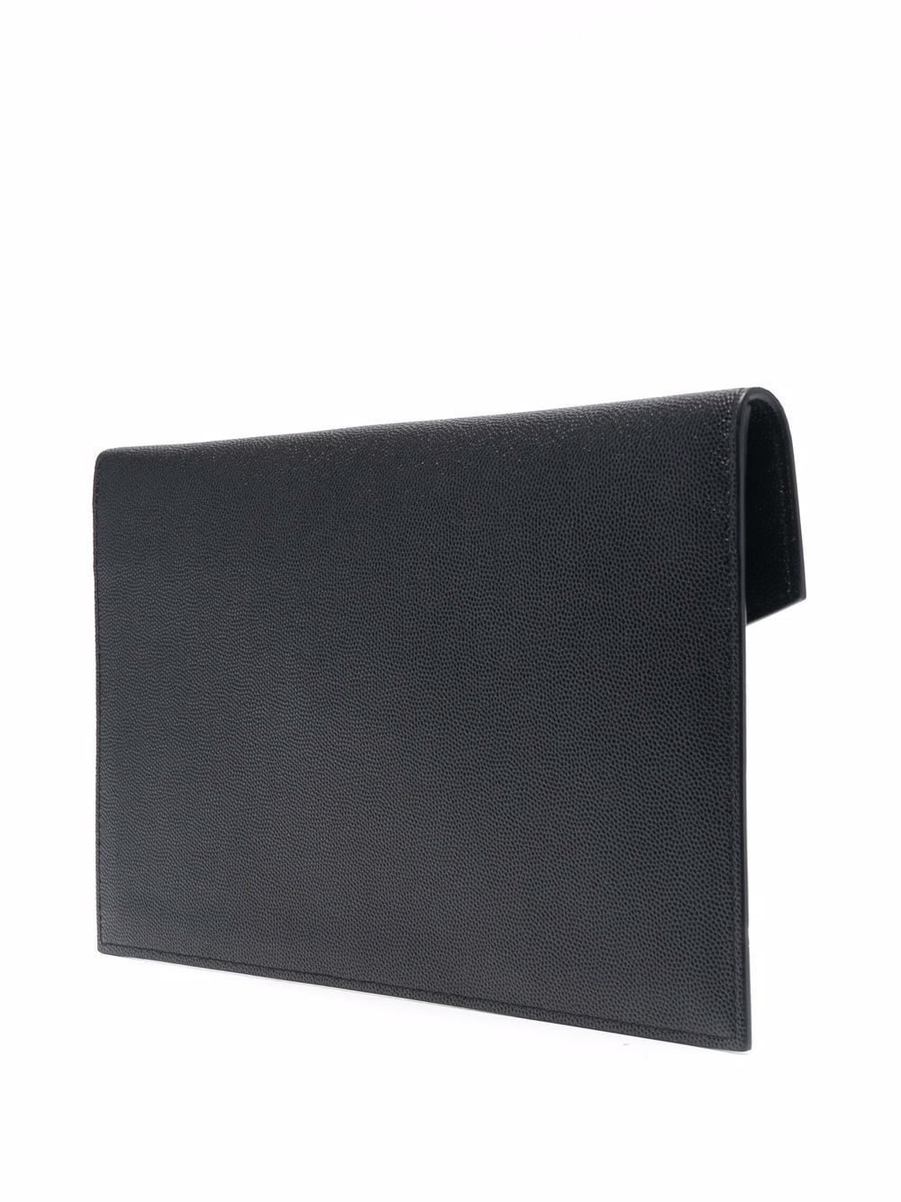 Saint Laurent Uptown YSL-plaque pouch