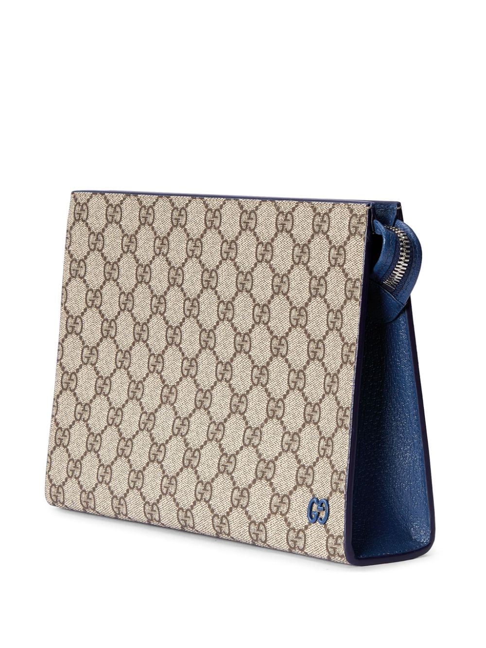 G*u*i gg logo plaque monogrammed clutch bag