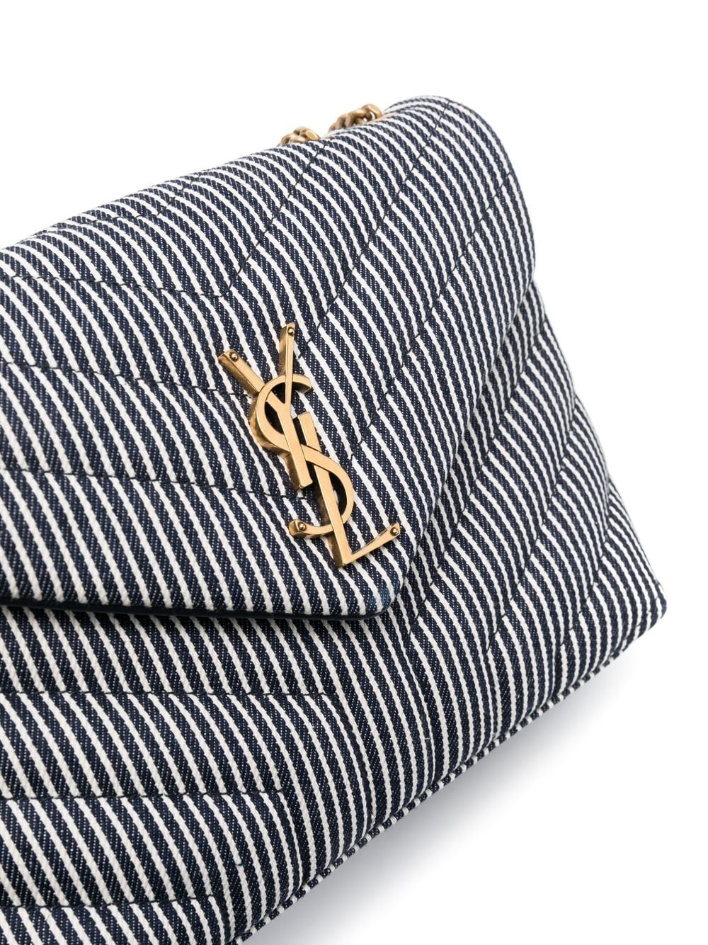 Saint Laurent Loulou striped shoulder bag