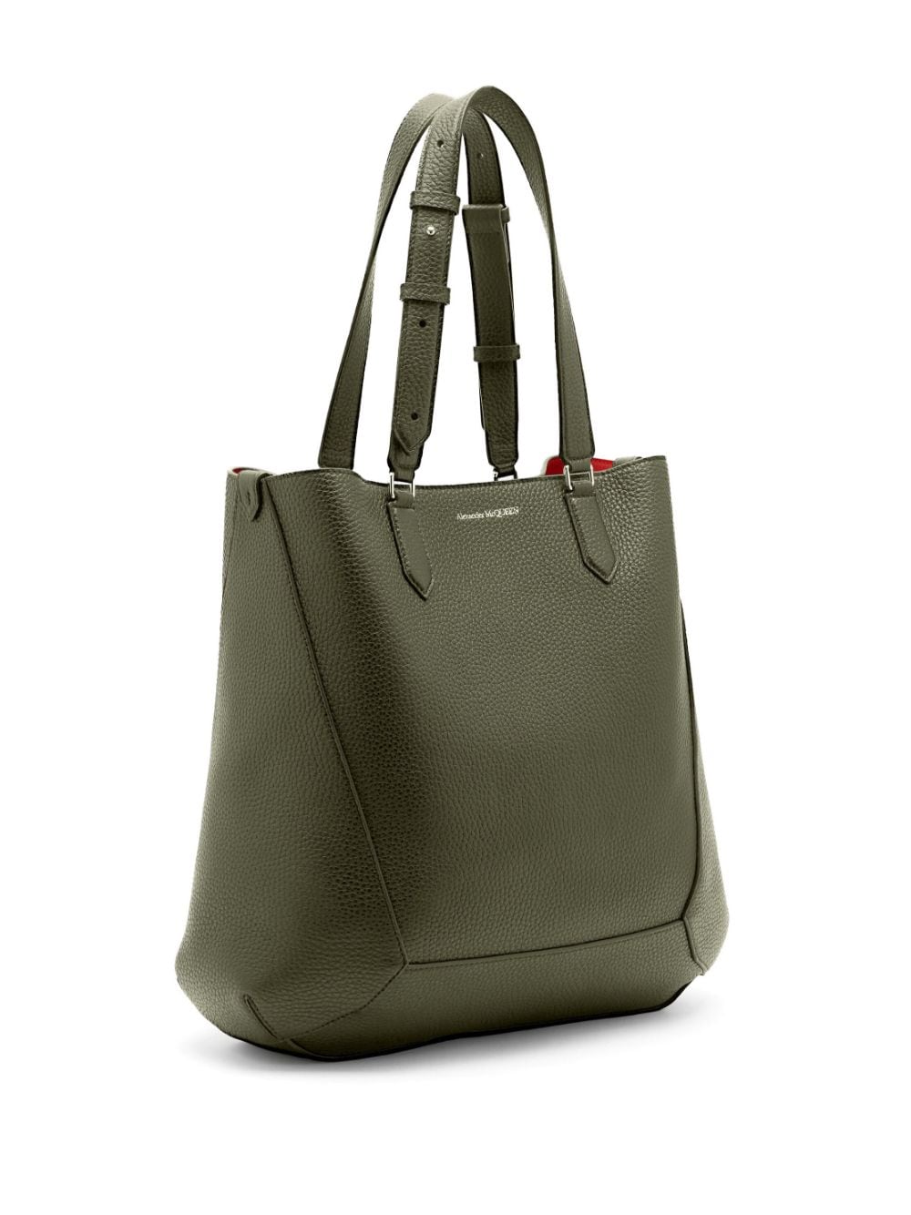 Alexander McQueen medium The Edge leather tote bag