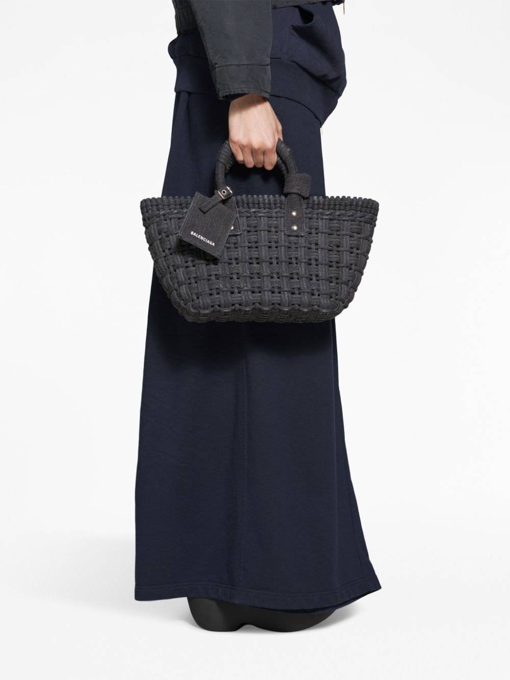 Ba*len*cia*ga xs bistro basket tote bag