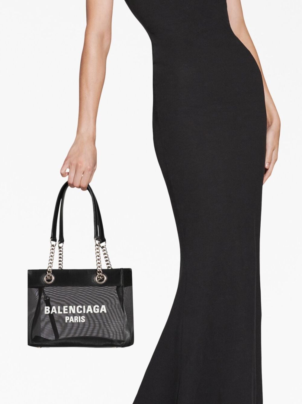 Ba*len*cia*ga small duty free mesh tote bag