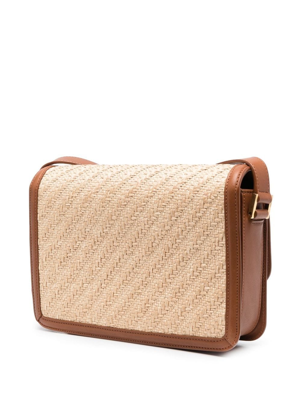 Saint Laurent Solferino raffia shoulder bag