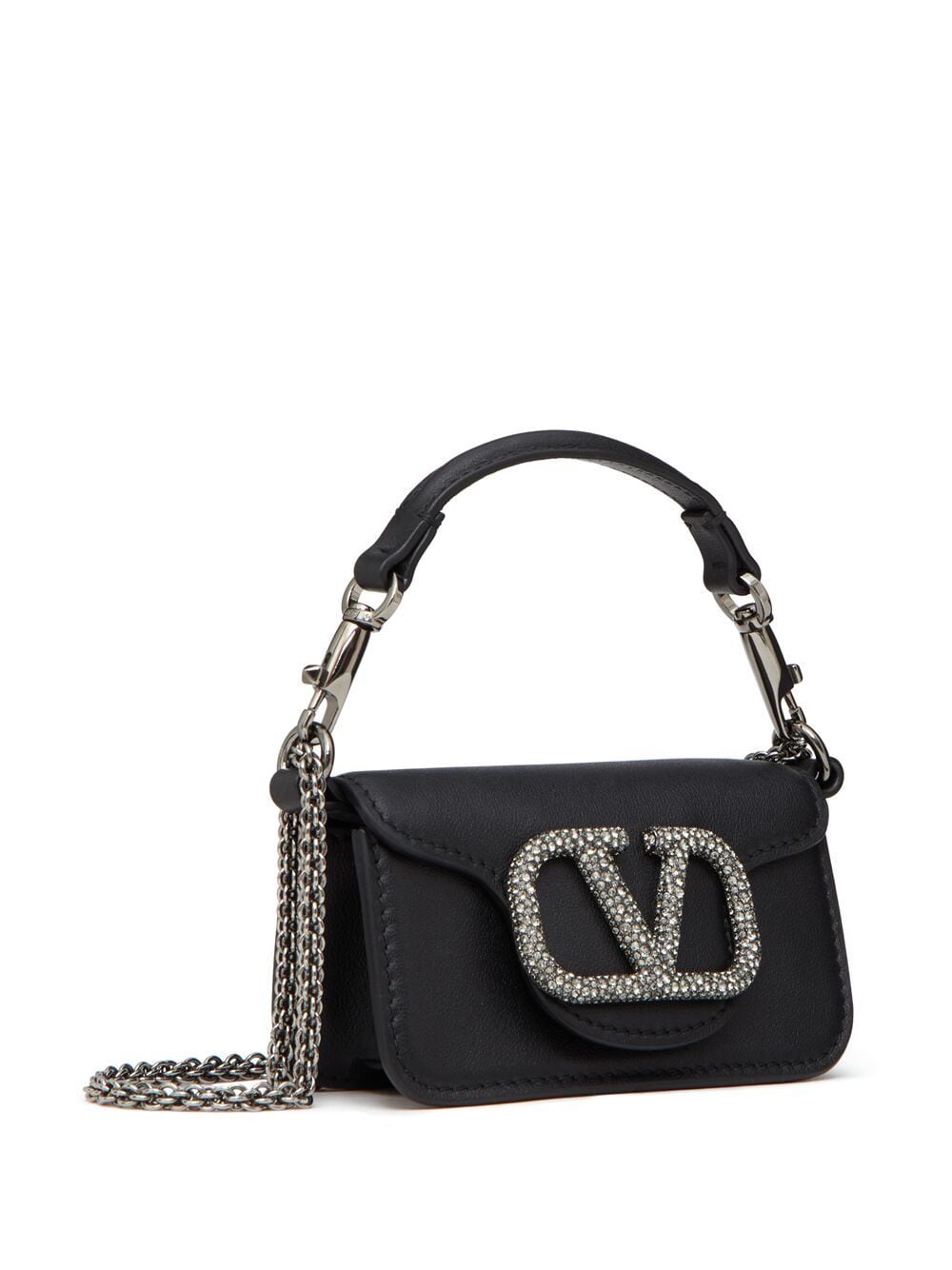 Valentino Garavani micro Locò embellished shoulder bag